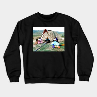 Iranian tribal women weaving Crewneck Sweatshirt